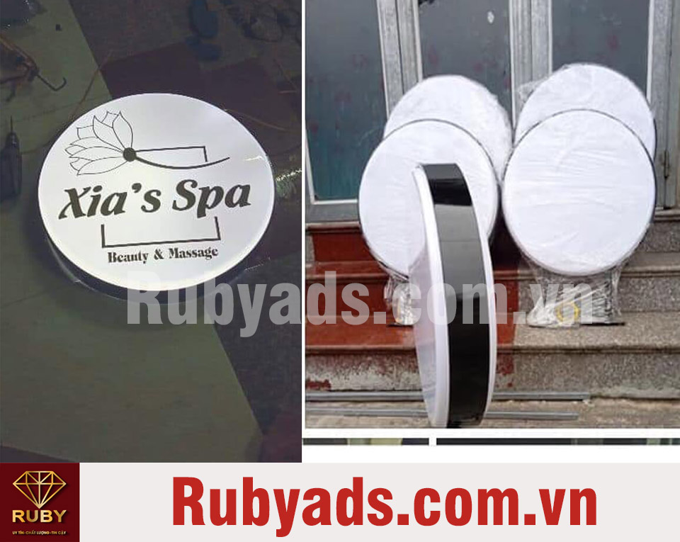 ung dung cua bang hieu hop den mica la gi