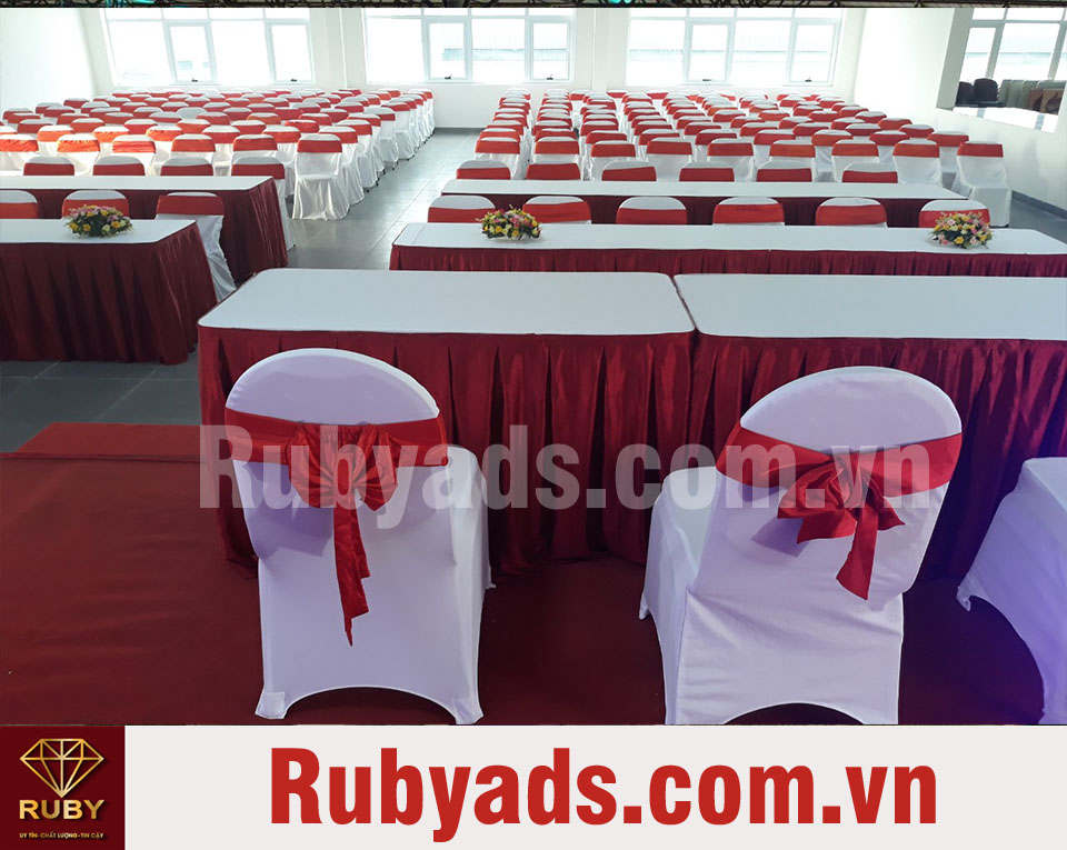 Bảng giá dịch vụ cho thuê bàn ghế tại Ruby
