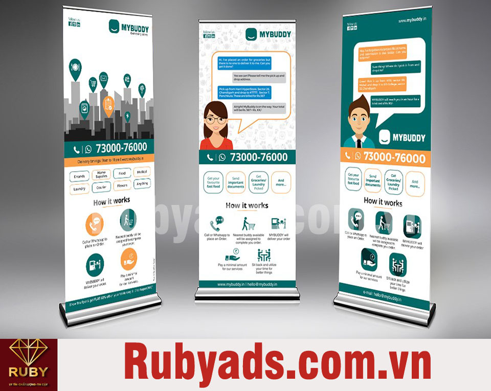 Dịch vụ in Standee lấy liền quận 4