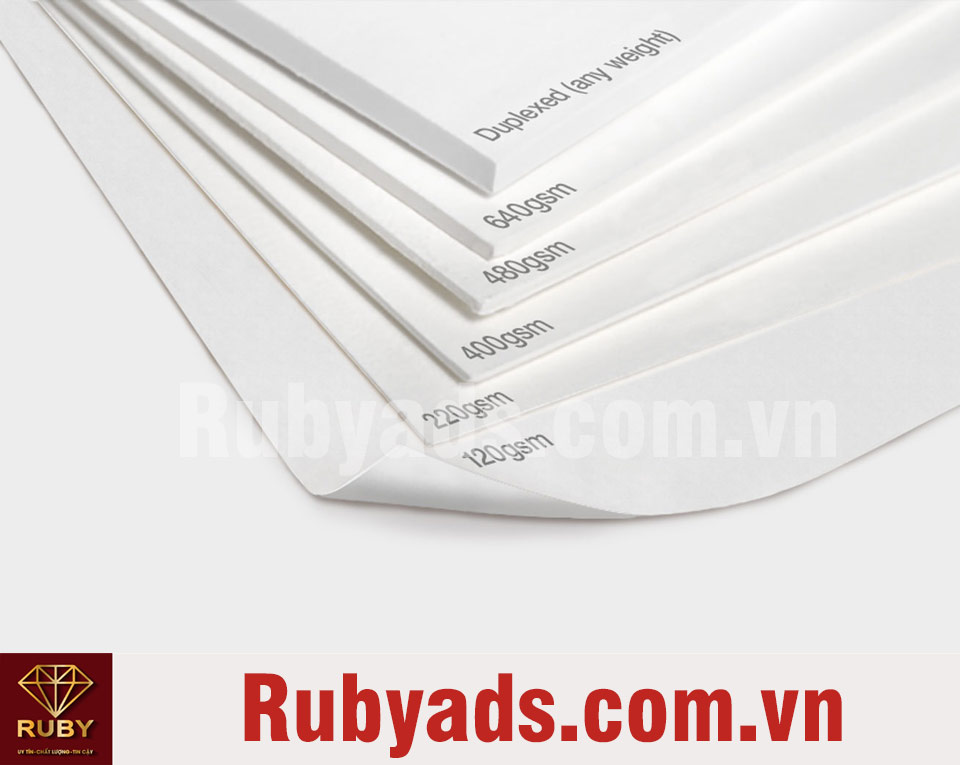Cách tính độ dày của giấy trong in ấn hiện nay | Rubyads