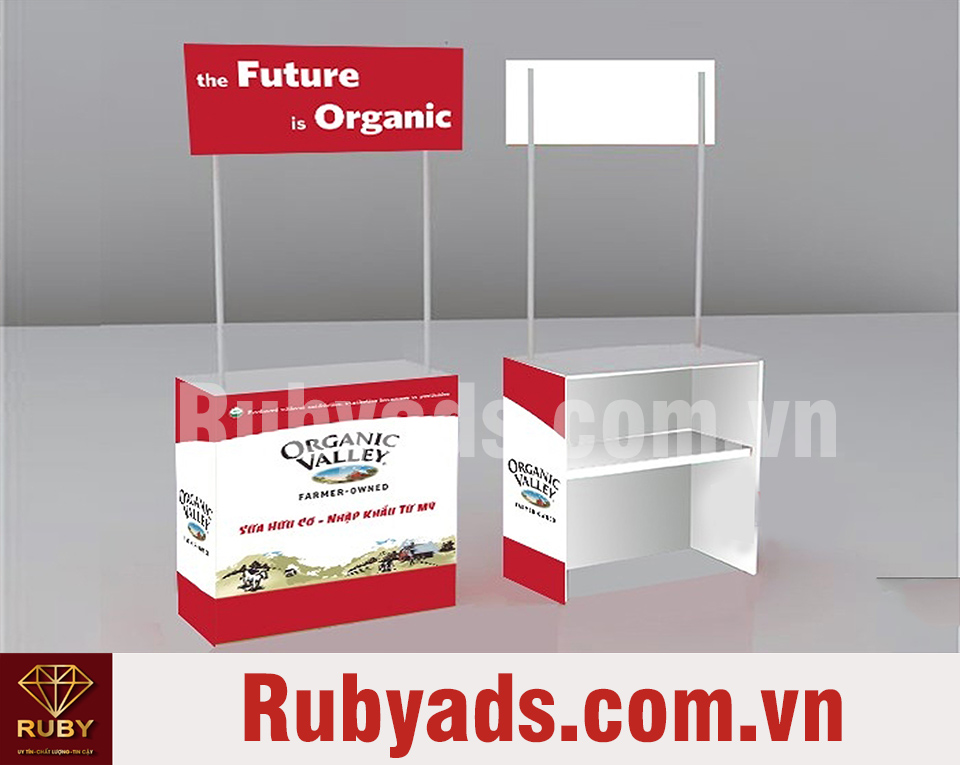 Phân loại các mẫu Booth bán hàng