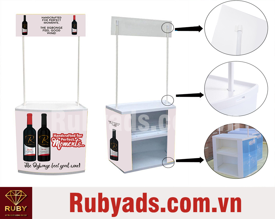 Phân loại các mẫu Booth bán hàng