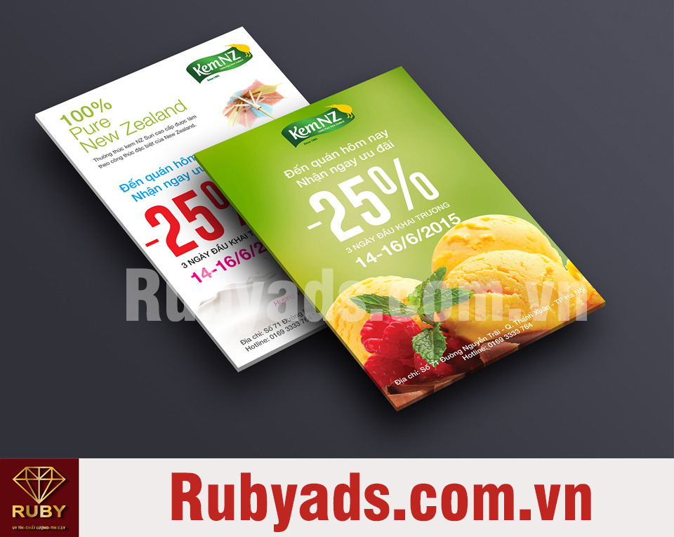 Chất liệu giấy in tờ rơi