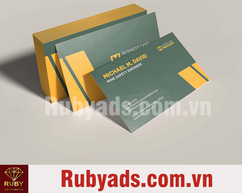 kích thước chuẩn của Card Visit