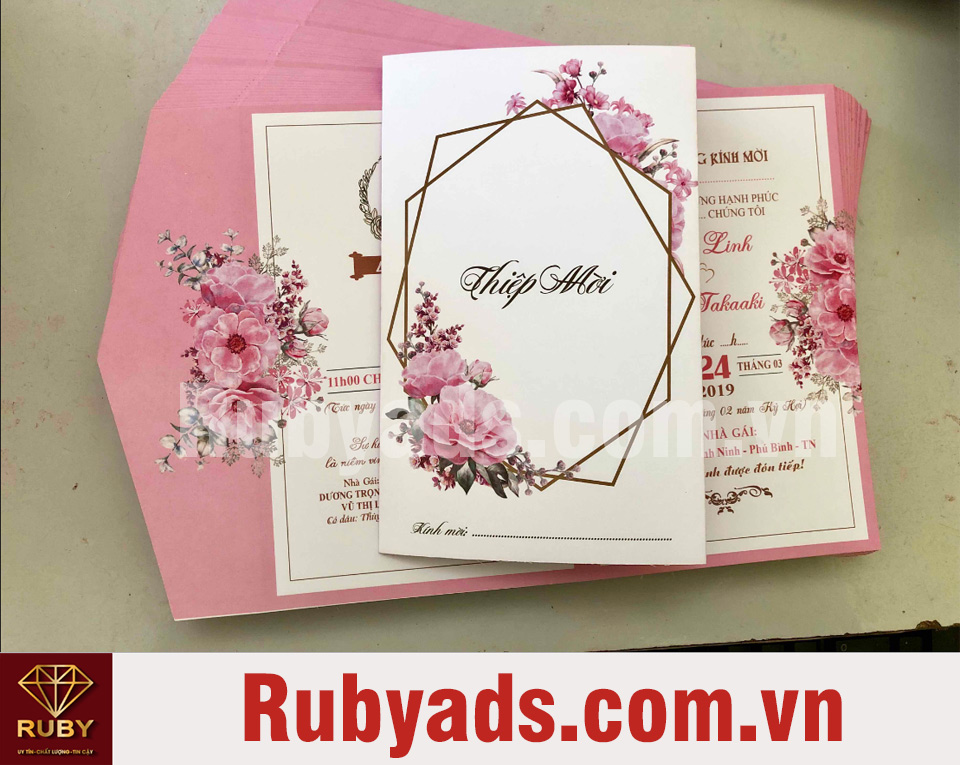 mẫu thiệp cưới đẹp