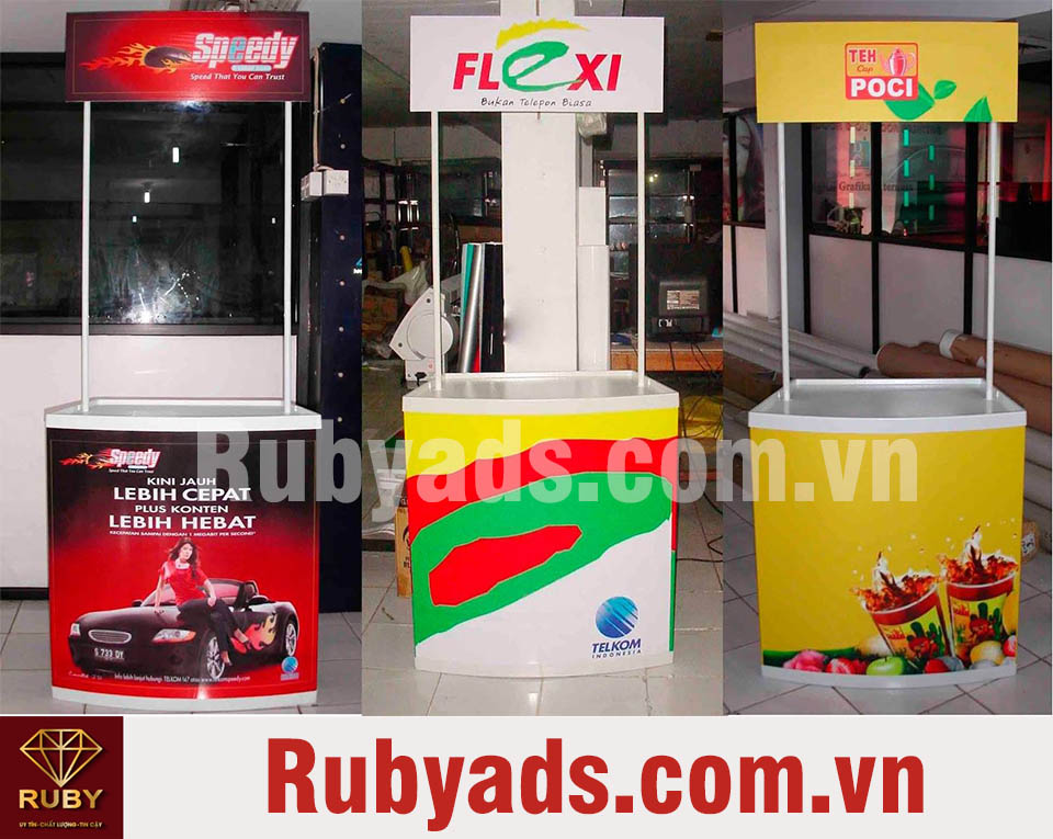 Hướng dẫn cách lắp ráp Booth bán hàng di động