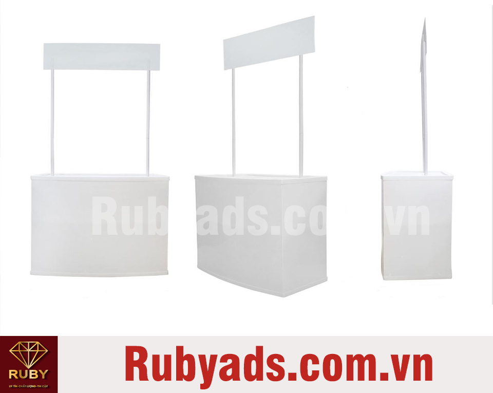 hướng dẫn cách lắp ráp Booth bán hàng di động