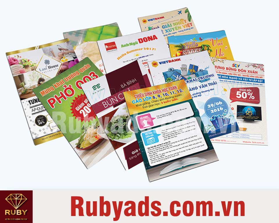 Chất liệu giấy in tờ rơi