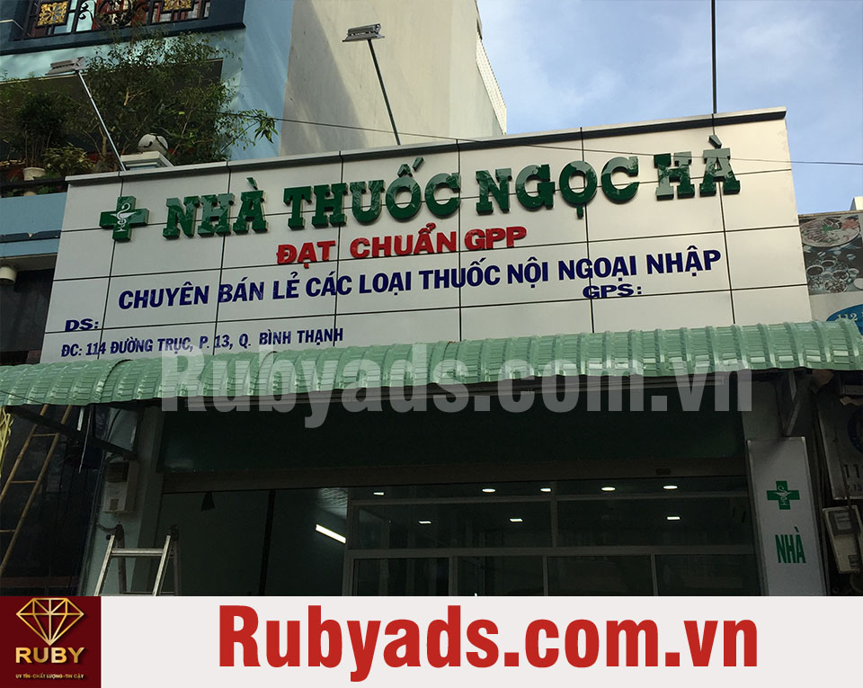 thi công bảng hiệu quảng cáo tại huyện Bình Chánh