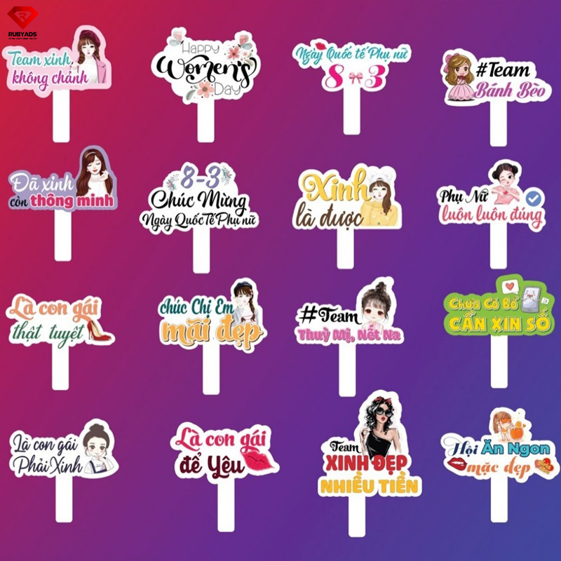 hashtag cầm tay 8/3