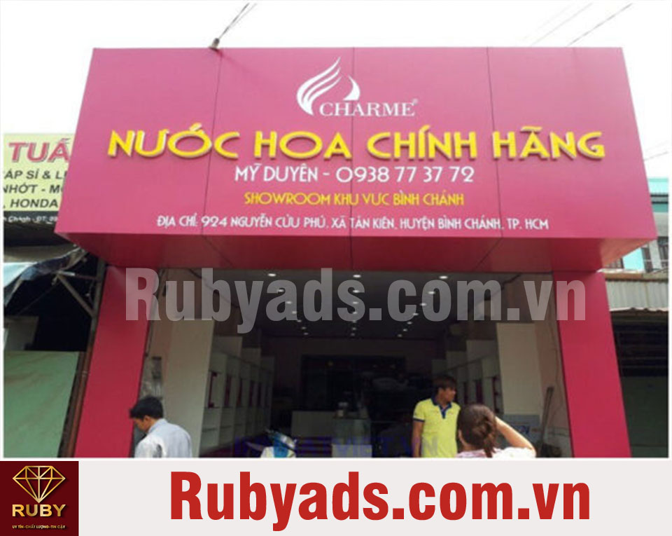 mẫu thiết kế bảng hiệu quảng cáo đẹp