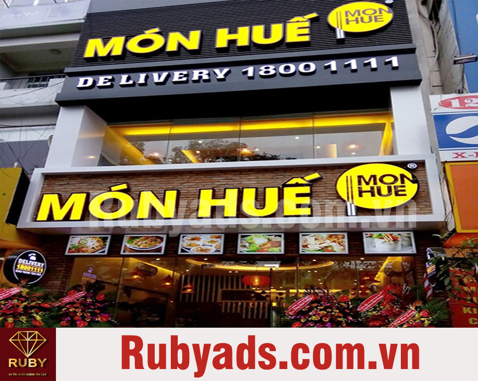 mẫu thiết kế bảng hiệu quảng cáo đẹp