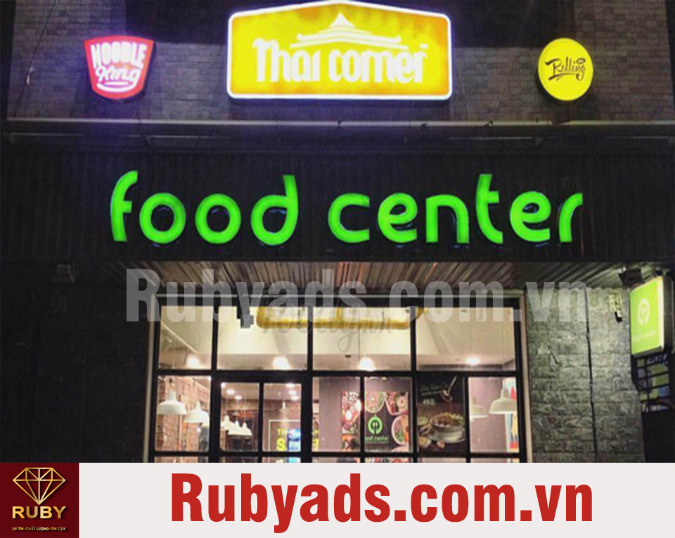 mẫu thiết kế bảng hiệu quảng cáo đẹp