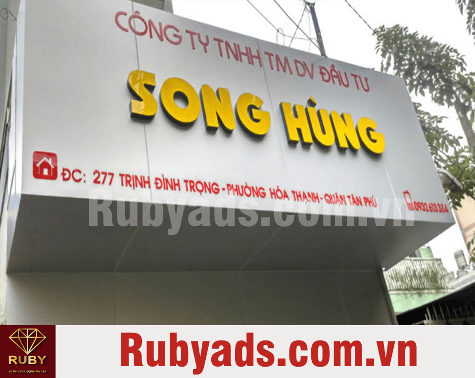 mẫu thiết kế bảng hiệu quảng cáo đẹp