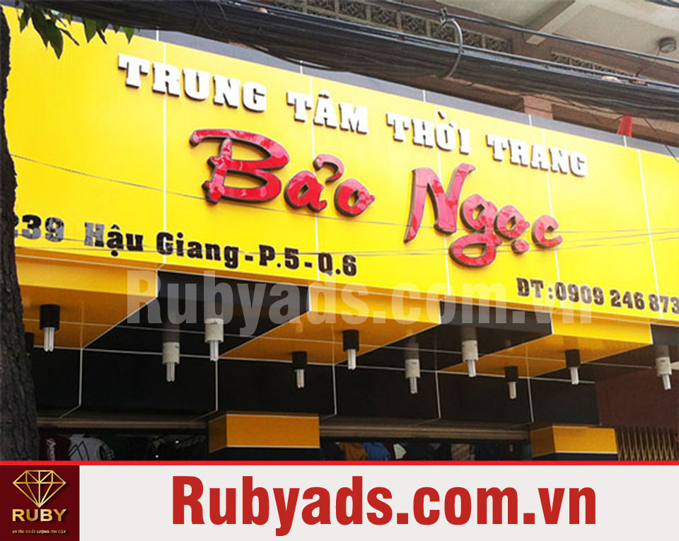 mẫu thiết kế bảng hiệu quảng cáo đẹp