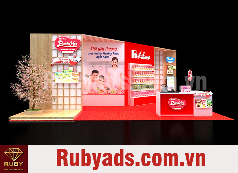 Kệ booth bán hàng là gì?