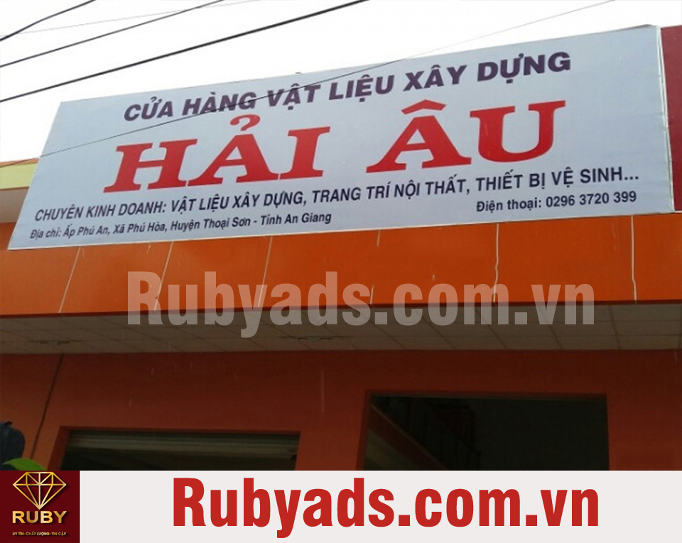 Thi công bảng hiệu quảng cáo tại Củ Chi chuyên nghiệp