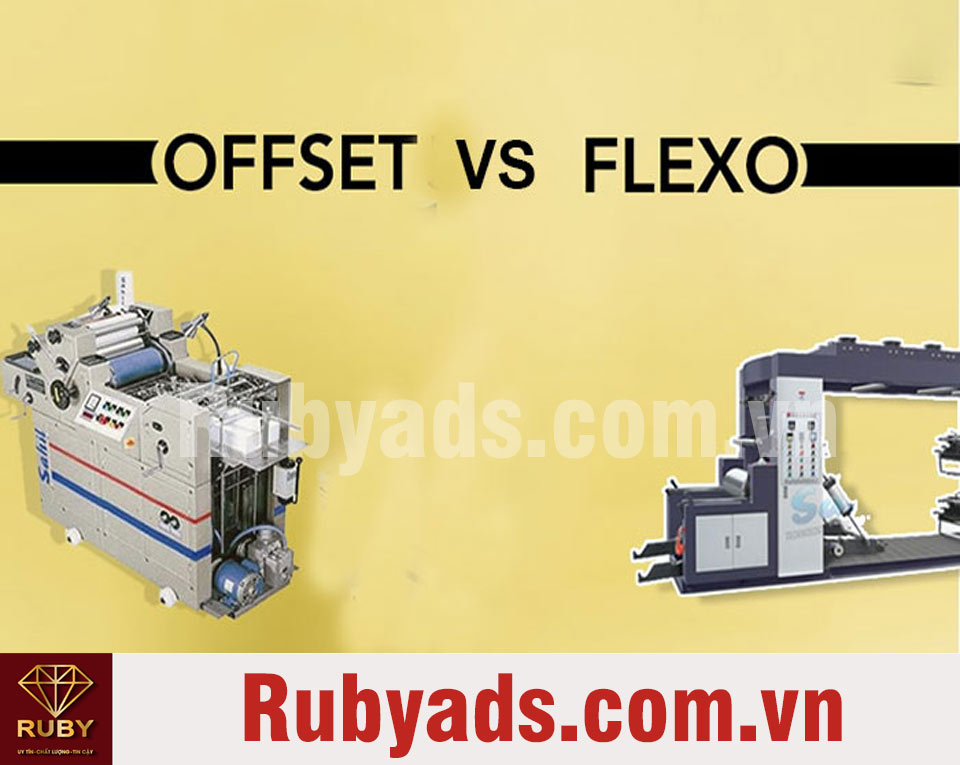 kỹ thuật in offset với in flexo