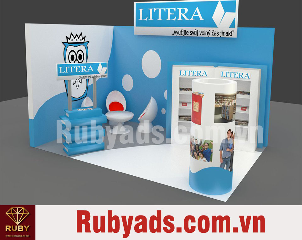 Dịch vụ thiết kế lắp ráp booth gian hàng hội chợ triển lãm trọn gói