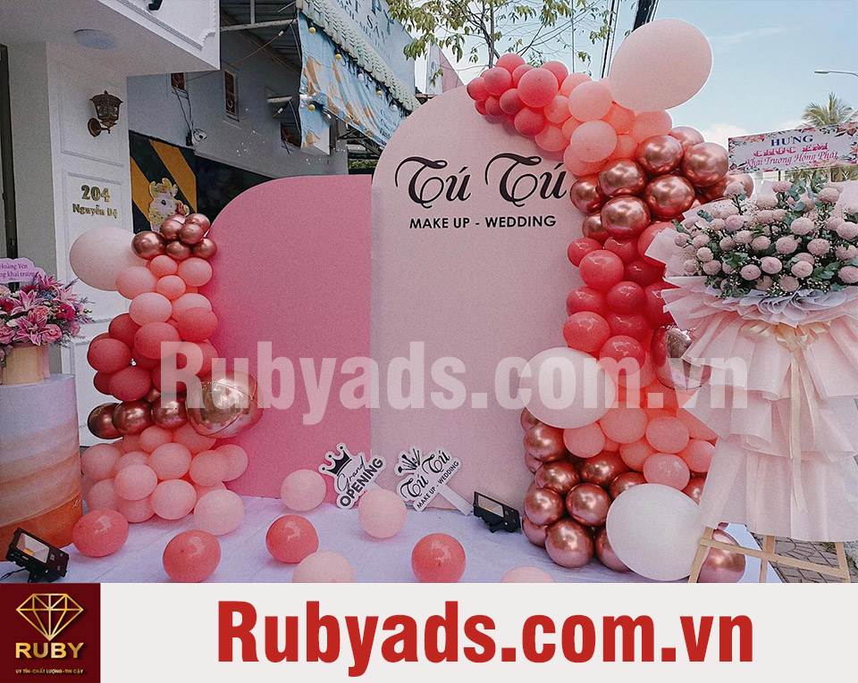 Mẫu Backdrop dùng cho sự kiện khai trương