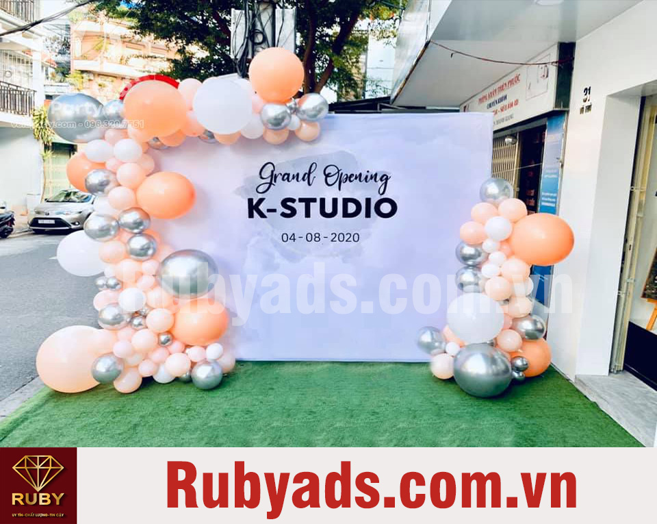 Mẫu Backdrop dùng cho sự kiện khai trương