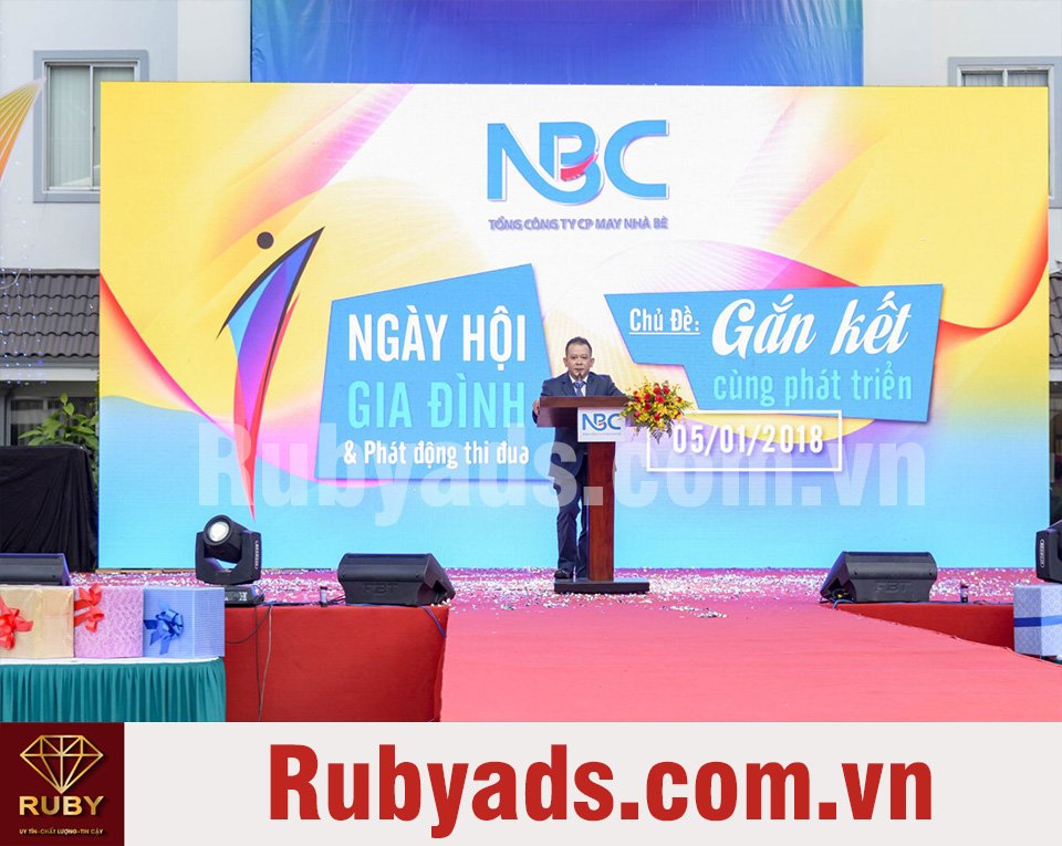 Mẫu Backdrop sự kiện ngày hội gia đình