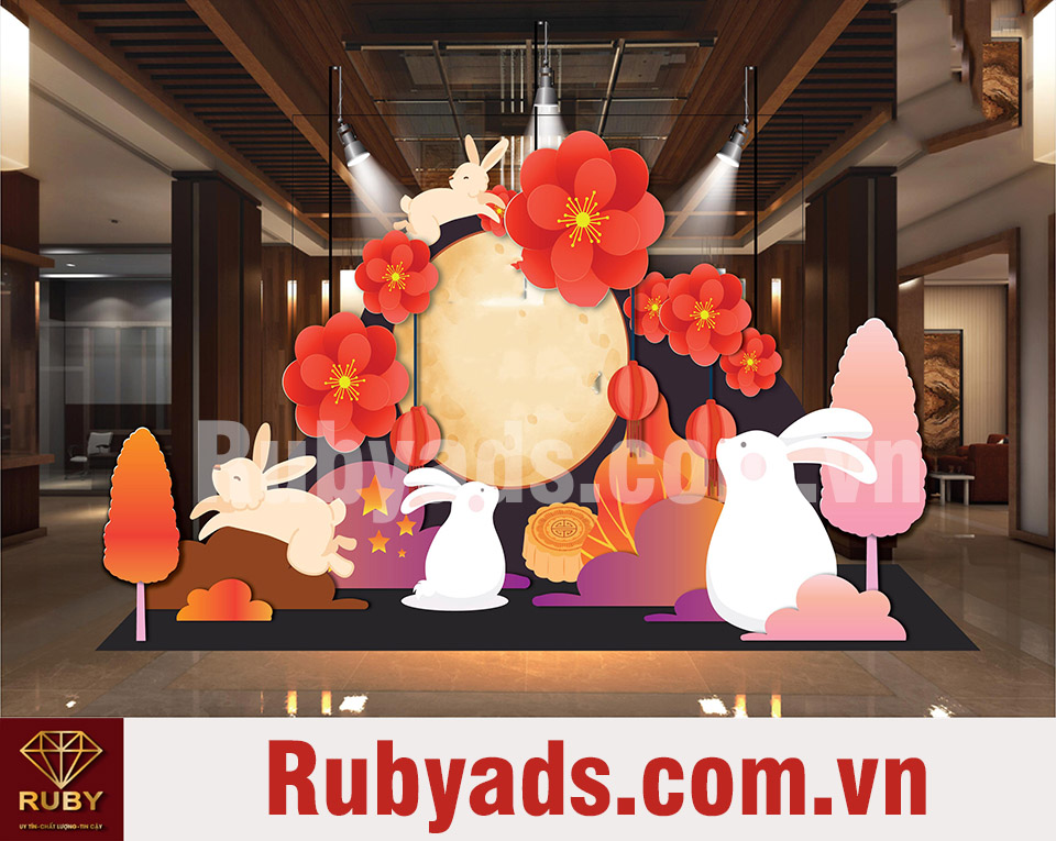 Mẫu Backdrop sự kiện Trung thu