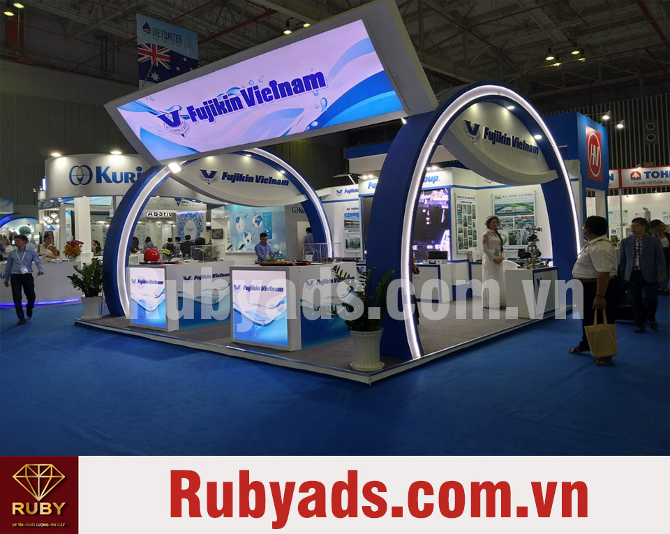 thiết kế booth gian hàng triễn lãm