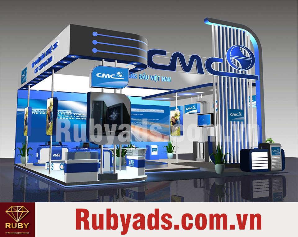 thiết kế booth gian hàng triễn lãm