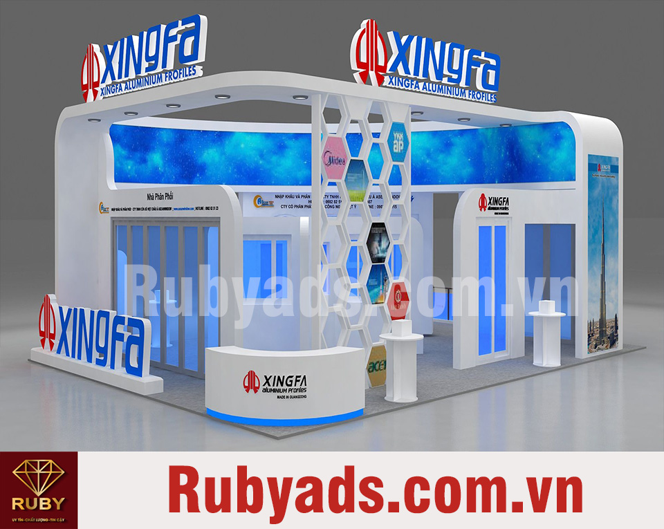 Kích thước booth gian hàng triển lãm