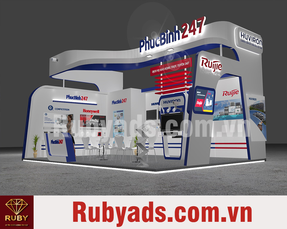 Kích thước booth gian hàng triển lãm