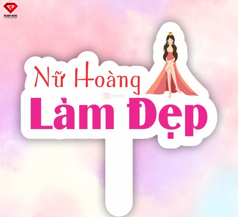 mẫu hashtag cầm tay spa