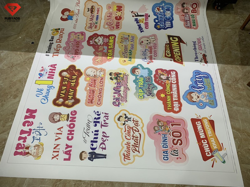 Dịch vụ in hashtag lấy liền quận Tân Bình