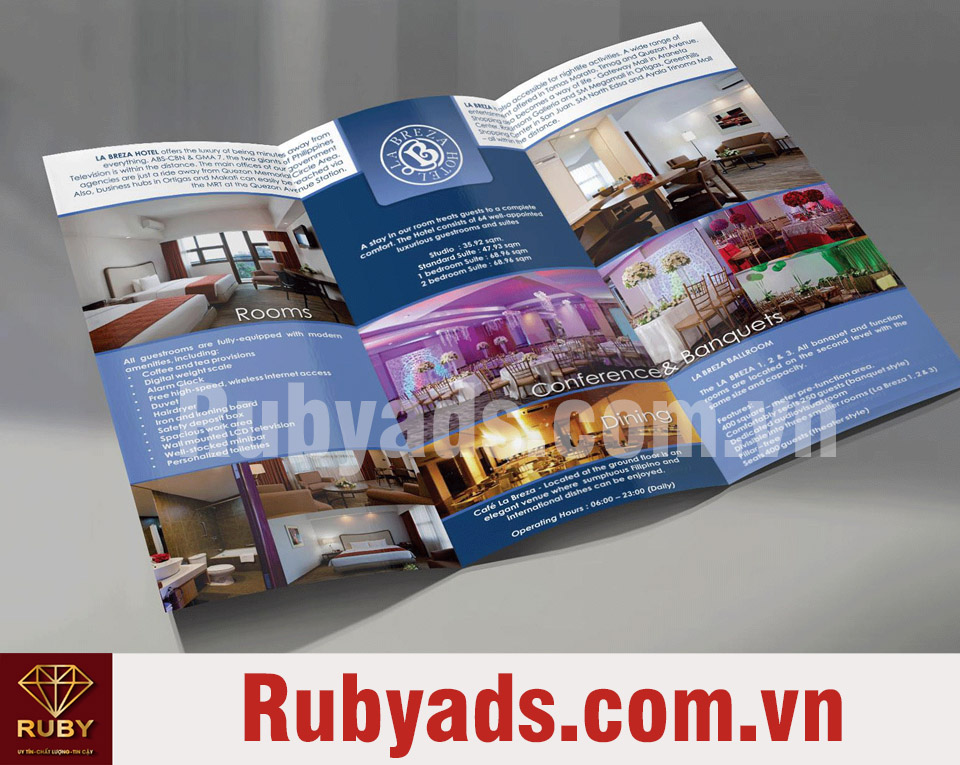 Phân biệt sự khác nhau giữa tờ rơi và Brochure | Rubyads
