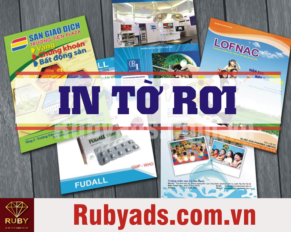 So sánh sự khác biệt giữa tờ rơi và Brochure