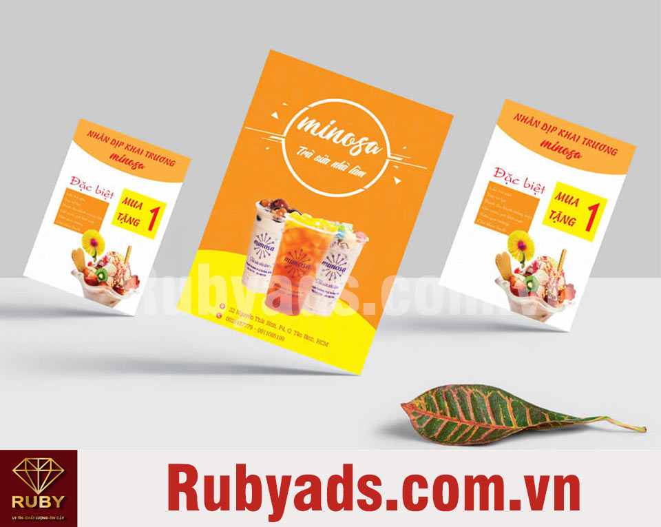 In tờ rơi quảng cáo