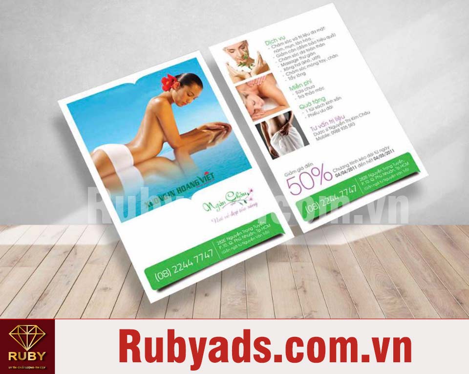 ứng dụng thiết kế tờ rơi quảng cáo