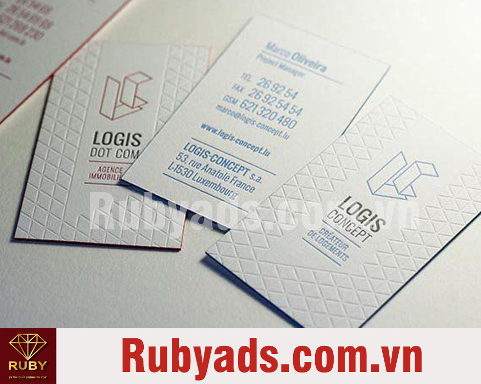 kỹ thuật in Card Visit