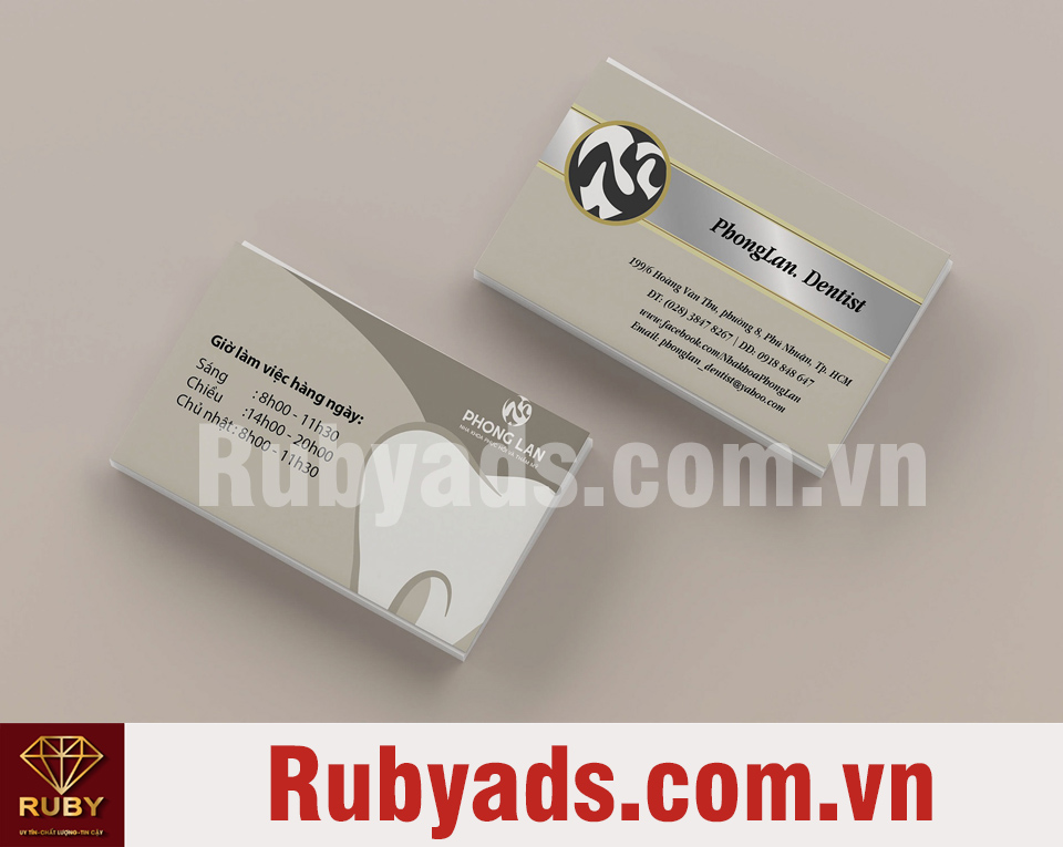 Dịch vụ in danh thiếp, name card, card visit giá rẻ tại HCM