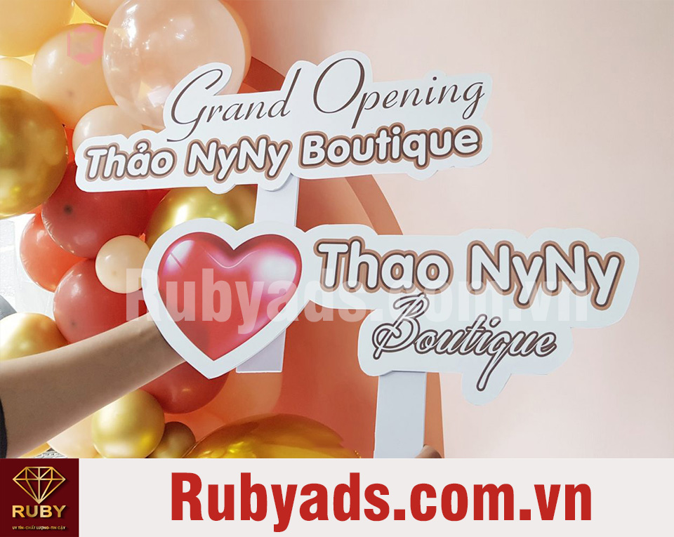 hashtag cầm tay sự kiện