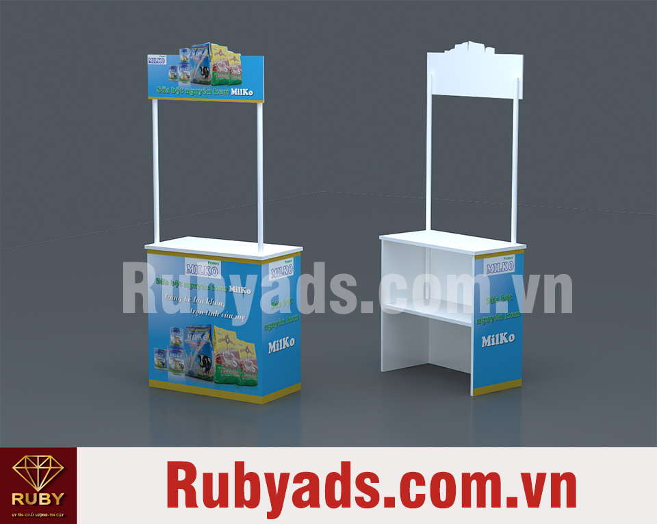 Ruby thiết kế Booth gian hàng triển lãm đẹp chuyên nghiệp