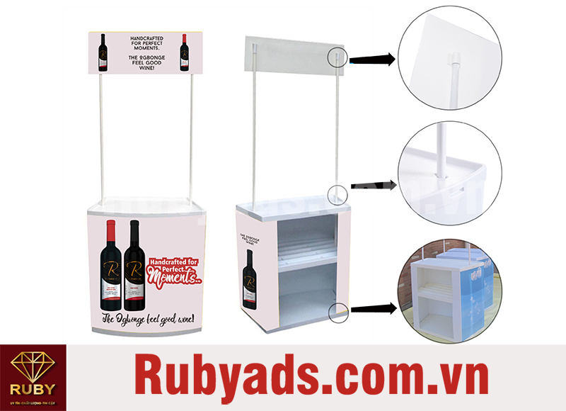 Booth sampling nhựa