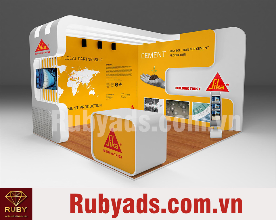 đơn vị thiết kế booth gian hàng hội chợ cho doanh nghiệp