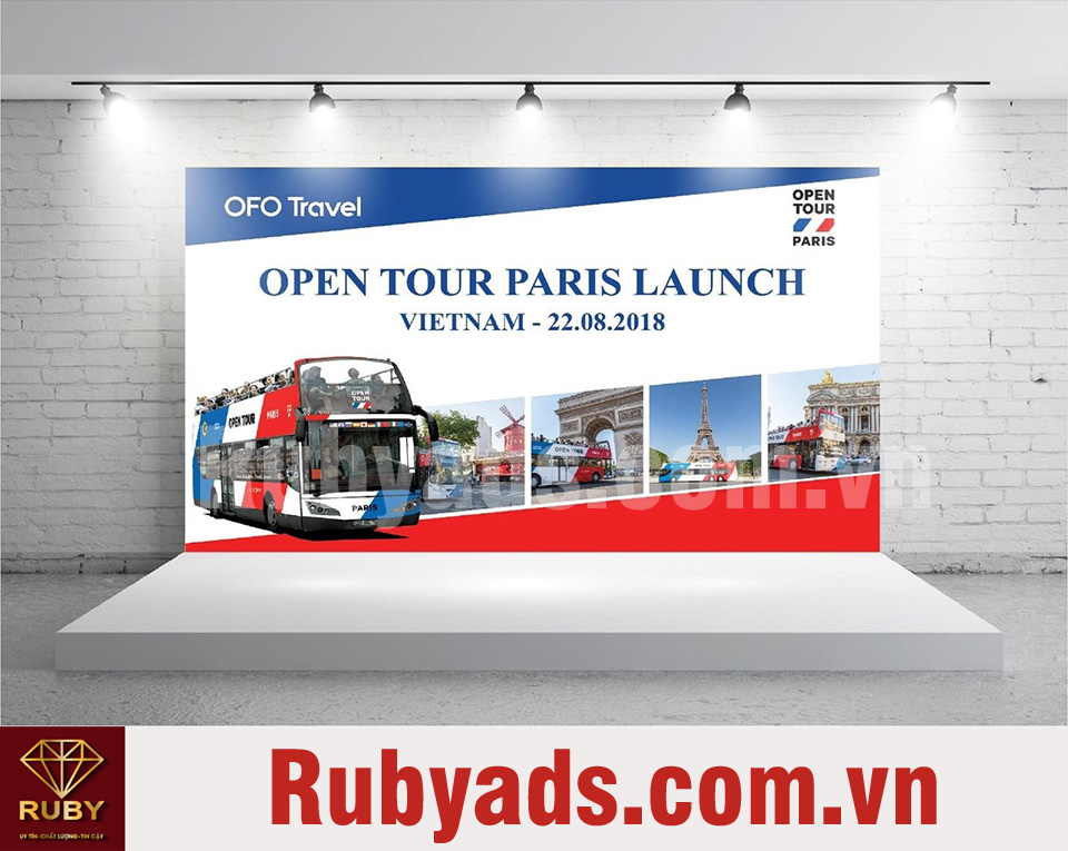 Dịch vụ thi công Backdrop sự kiện chuyên nghiệp tại HCM