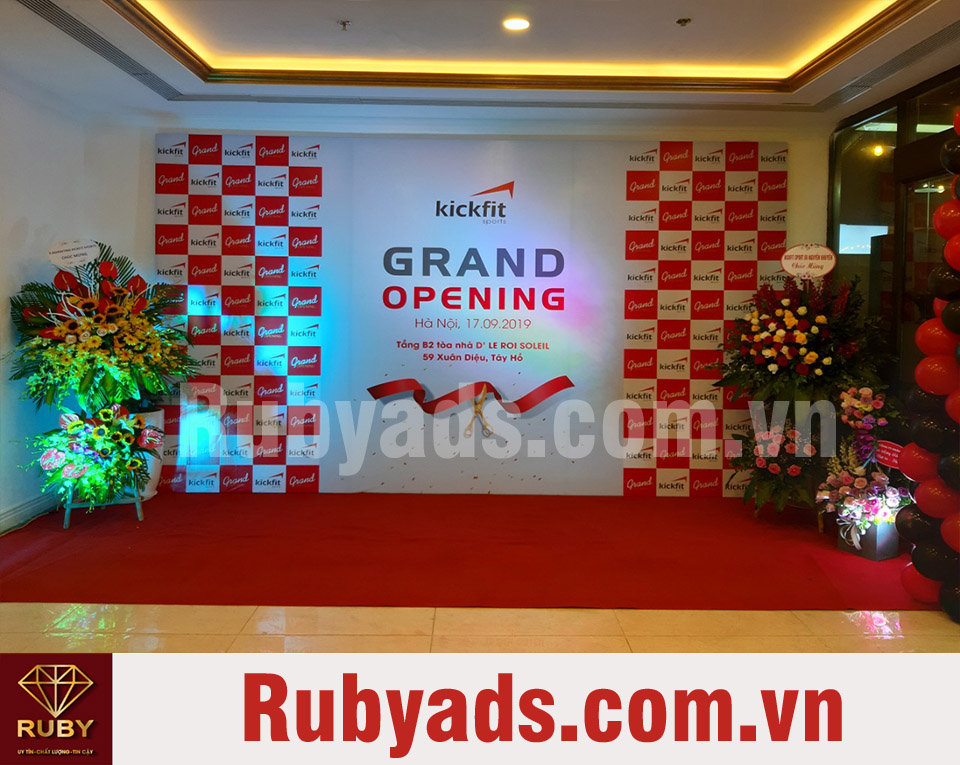 dịch vụ thi công Backdrop sự kiện