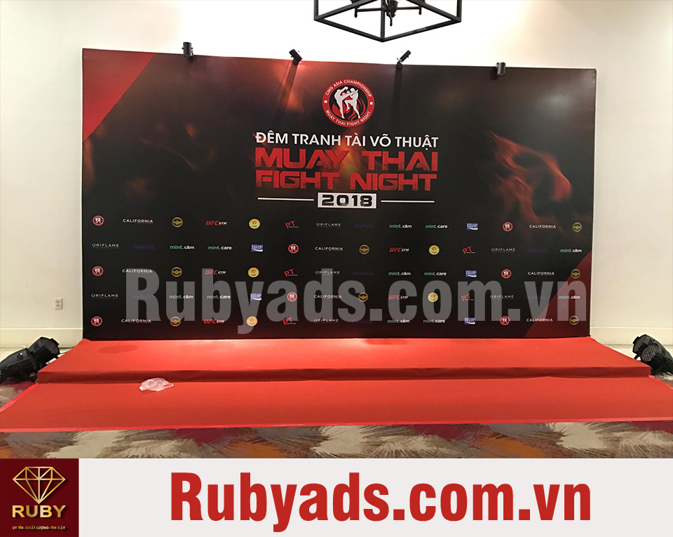 Dịch vụ thi công Backdrop sự kiện chuyên nghiệp tại HCM