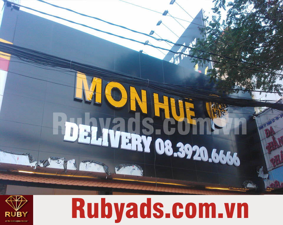 Bảng hiệu quảng cáo được sử dụng nhiều nhất