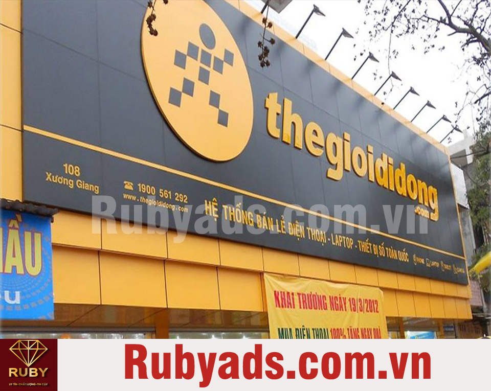 Ruby chuyên thiết kế bảng hiệu quảng cáo