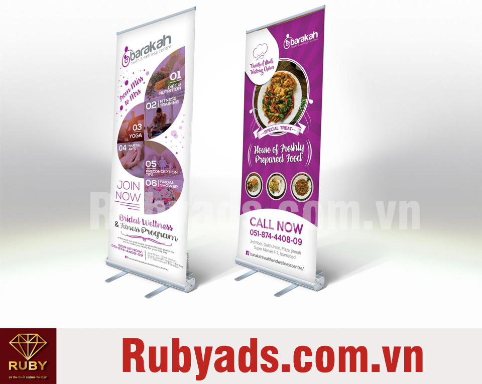 Địa điểm cung cấp standee đủ loại kích thước khác nhau