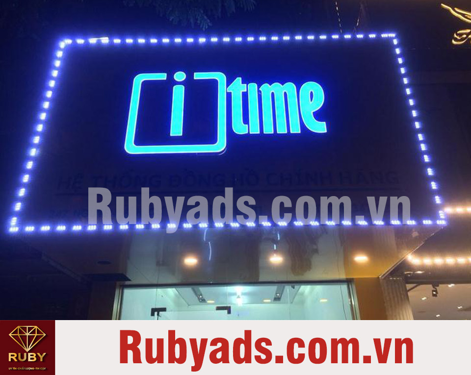 thiết kế bảng hiệu shop đồng hồ